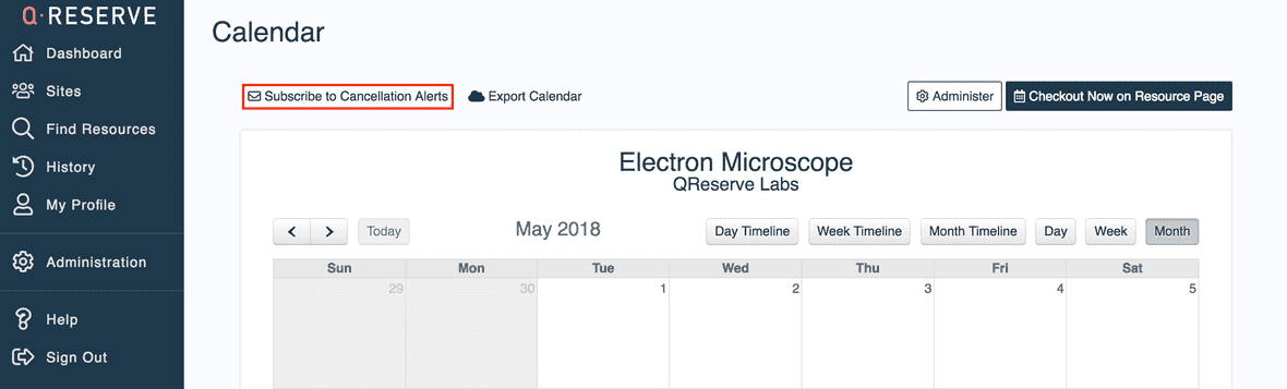 Cancellation Notifications