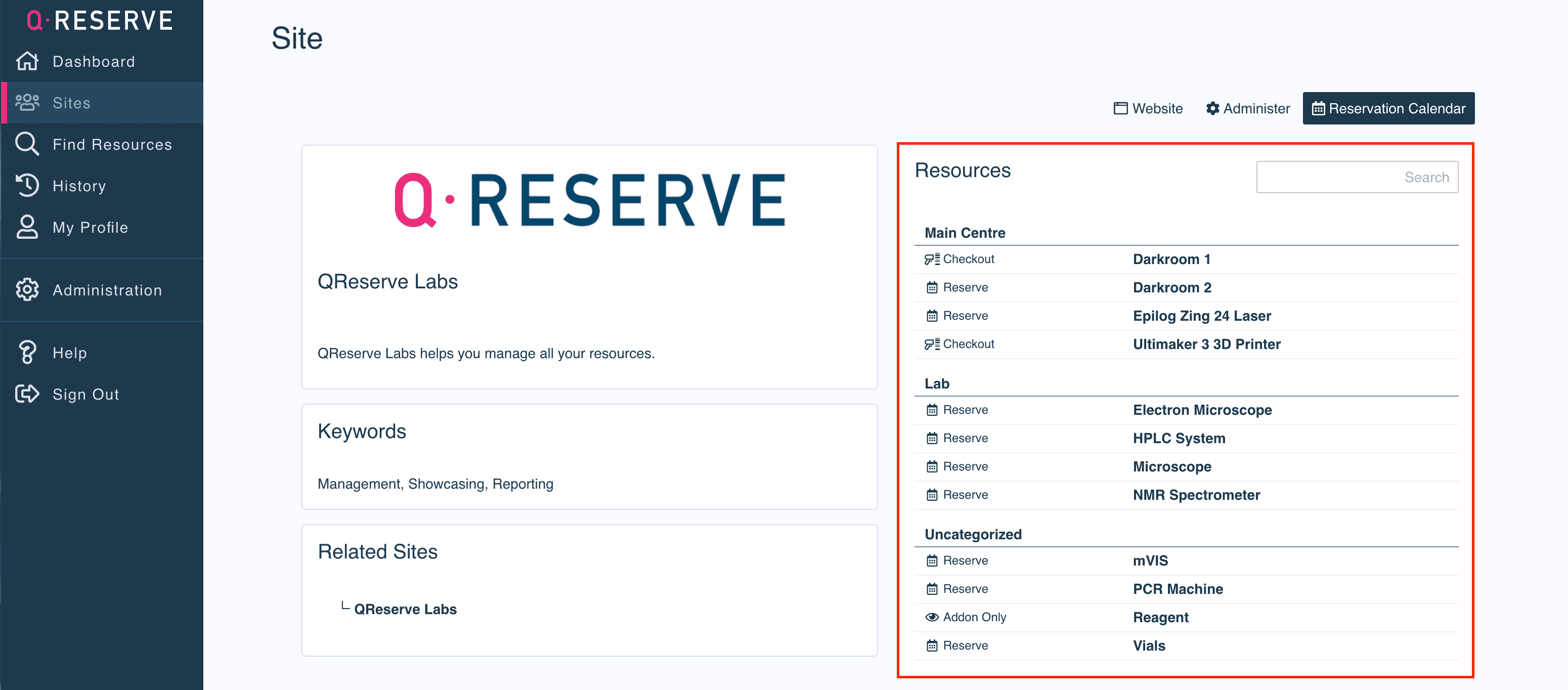 Finding a Resource
