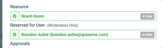 Moving Reservations Between Resources