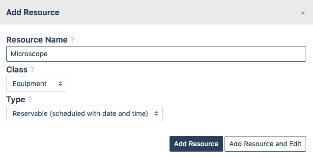 creating a new resource