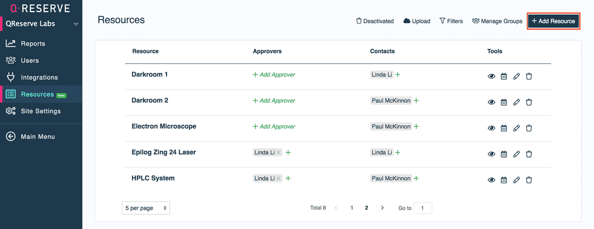 adding a new resource