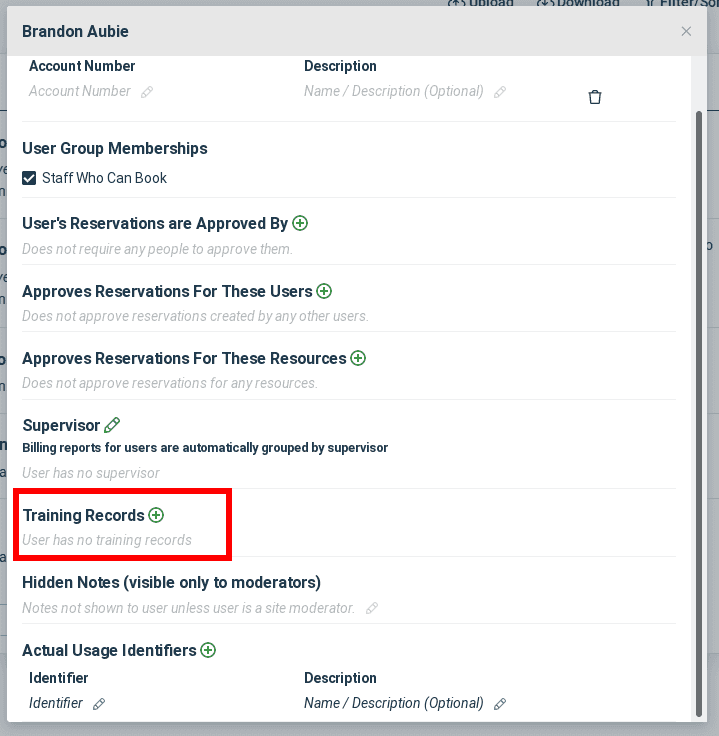 edit individual user