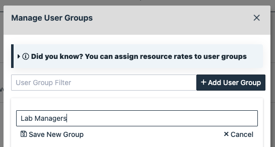 add user group